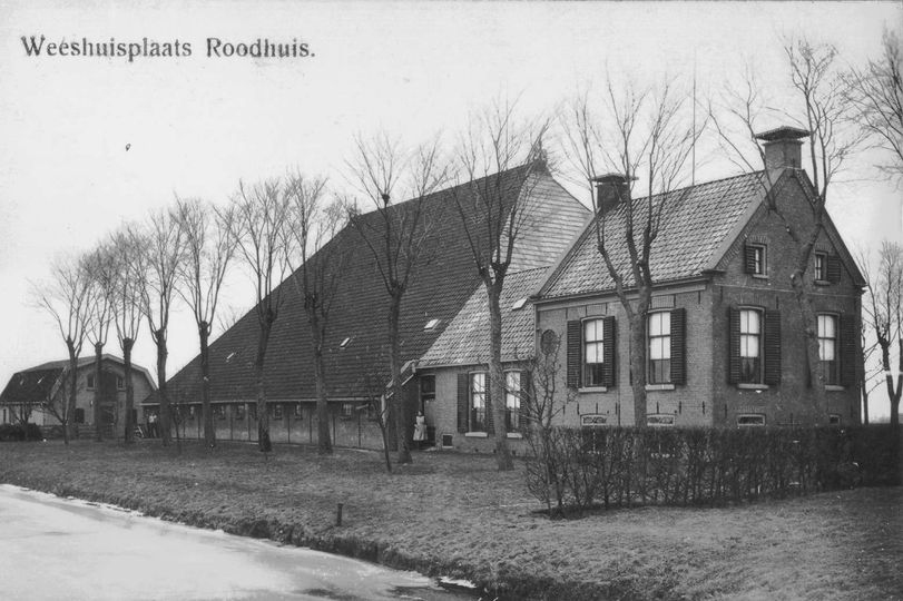 Weesboerderij bij Roodhuis, circa 1910